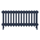 Grace - Anthracite Cast Iron Column Radiator H500mm x W877mm 4 Column - Floor Standing