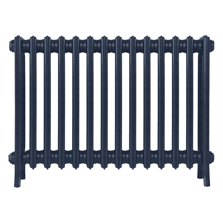 Grace - Anthracite Cast Iron Column Radiator H650mm x W877mm 4 Column - Floor Standing
