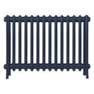 Grace - Anthracite Cast Iron Column Radiator H650mm x W877mm 4 Column - Floor Standing