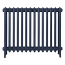 Grace - Anthracite Cast Iron Column Radiator H700mm x W877mm 4 Column - Wall Hung