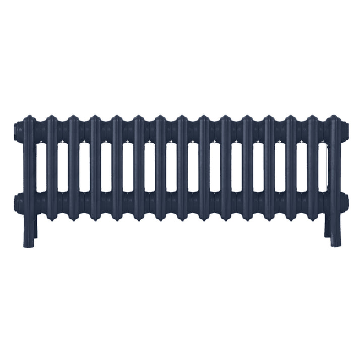 Grace - Anthracite Cast Iron Column Radiator H300mm x W938mm 4 Column - Wall Hung