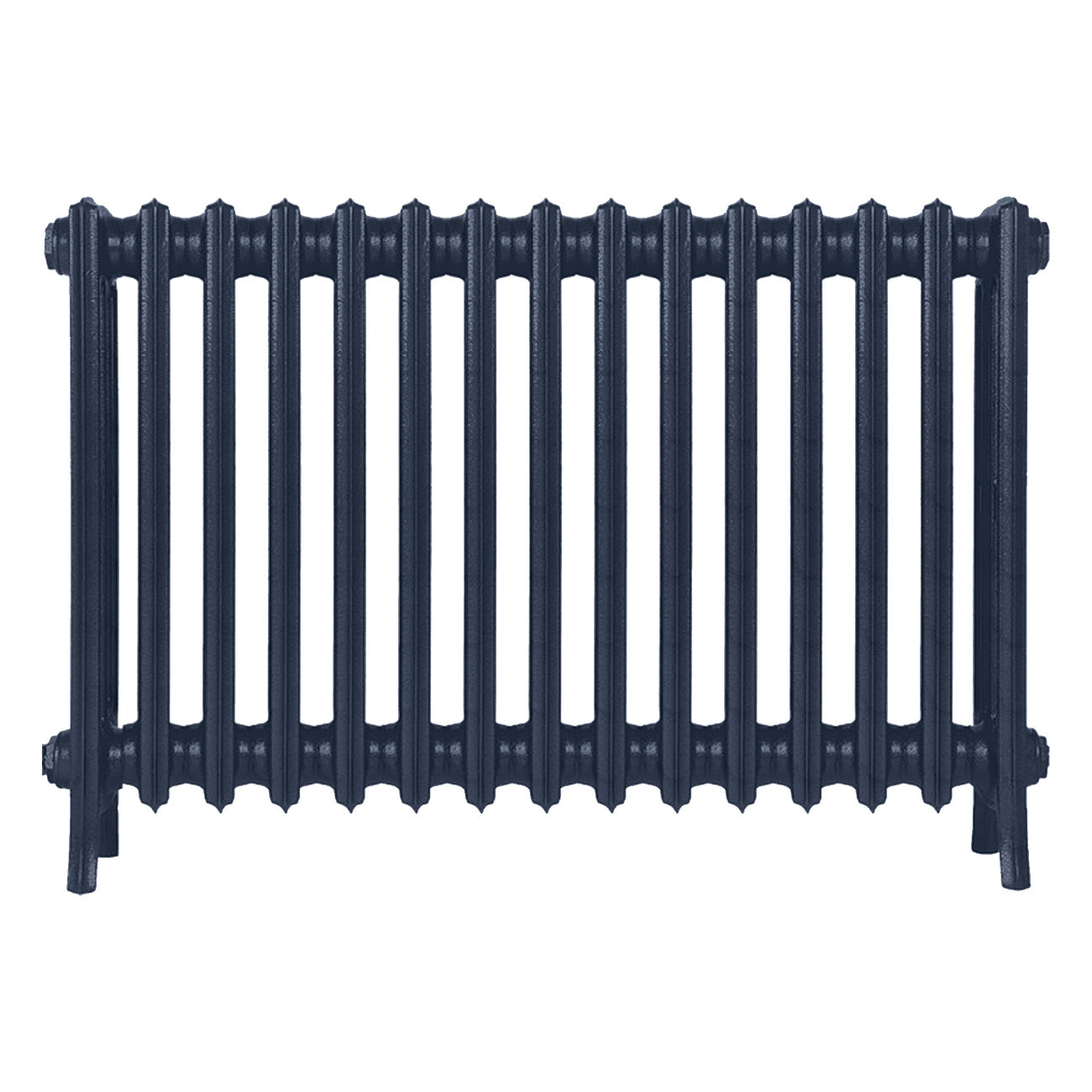 Grace - Anthracite Cast Iron Column Radiator H600mm x W938mm 4 Column - Wall Hung
