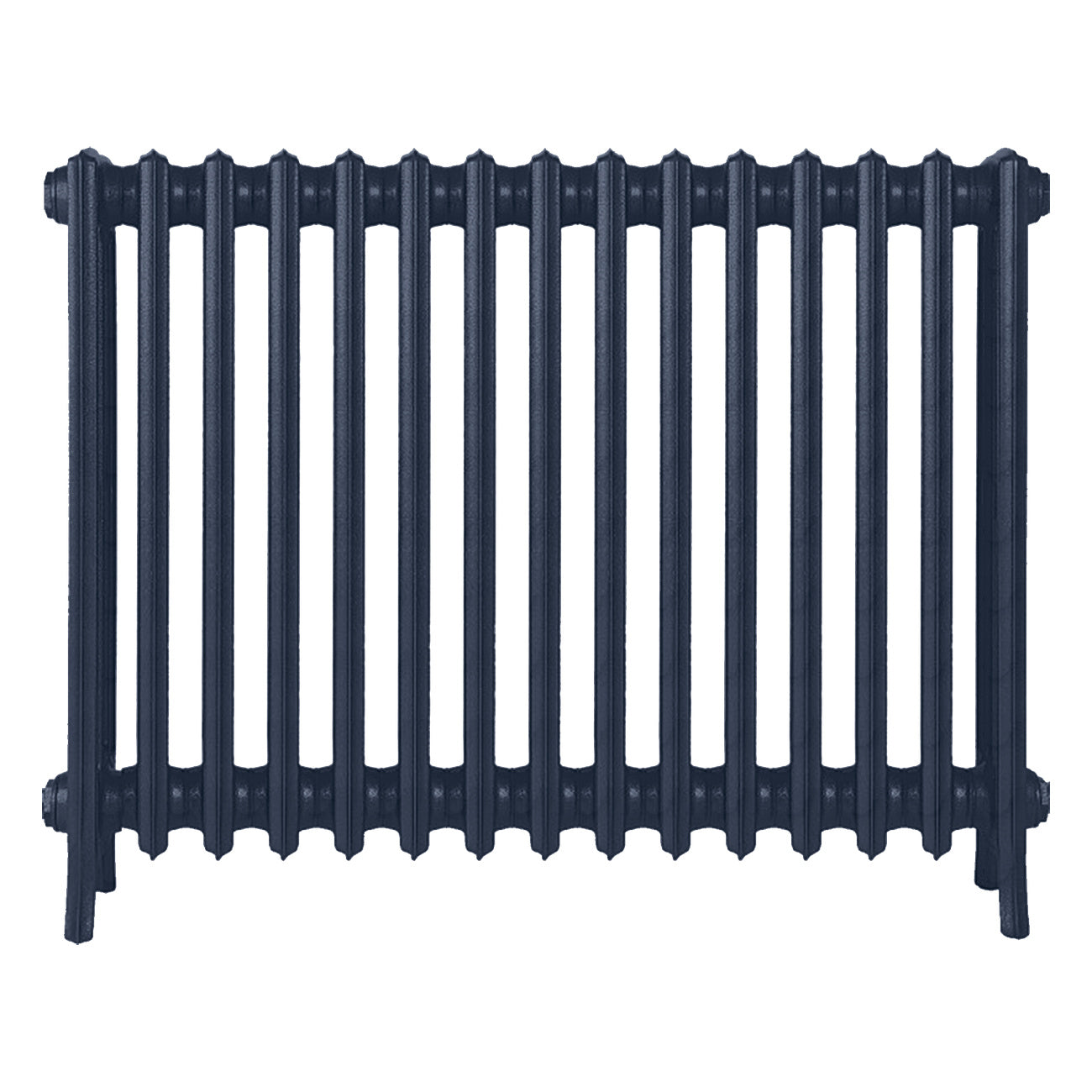 Grace - Anthracite Cast Iron Column Radiator H700mm x W938mm 4 Column - Wall Hung