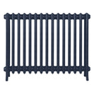 Grace - Anthracite Cast Iron Column Radiator H700mm x W938mm 4 Column - Wall Hung