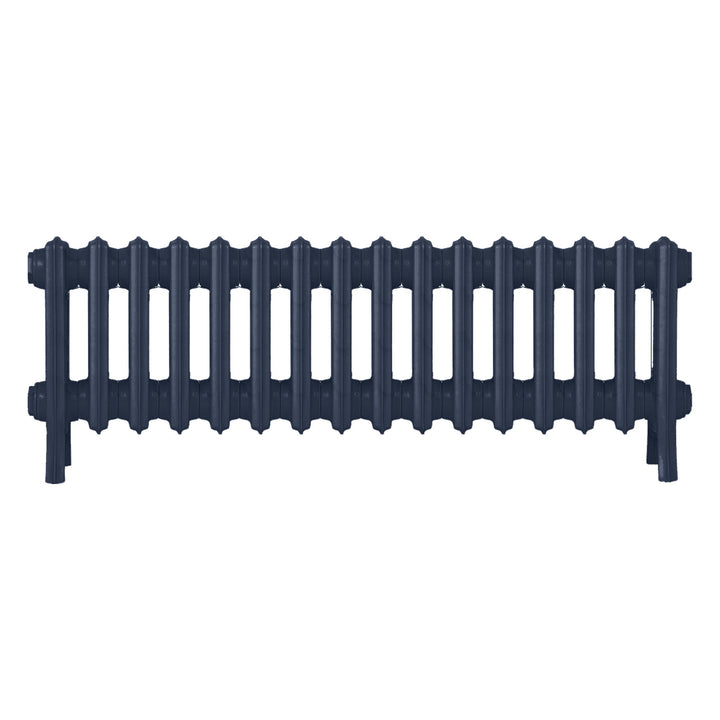 Grace - Anthracite Cast Iron Column Radiator H300mm x W998mm 4 Column - Wall Hung