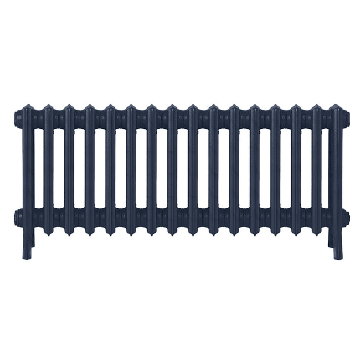 Grace - Anthracite Cast Iron Column Radiator H500mm x W998mm 4 Column - Floor Standing