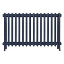 Grace - Anthracite Cast Iron Column Radiator H600mm x W998mm 4 Column - Wall Hung