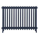 Grace - Anthracite Cast Iron Column Radiator H700mm x W998mm 4 Column - Wall Hung