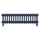 Grace - Anthracite Cast Iron Column Radiator H300mm x W1059mm 4 Column - Wall Hung
