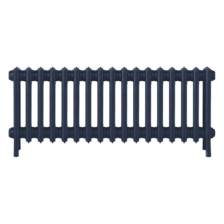 Grace - Anthracite Cast Iron Column Radiator H500mm x W1059mm 4 Column - Floor Standing