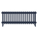 Grace - Anthracite Cast Iron Column Radiator H500mm x W1059mm 4 Column - Floor Standing