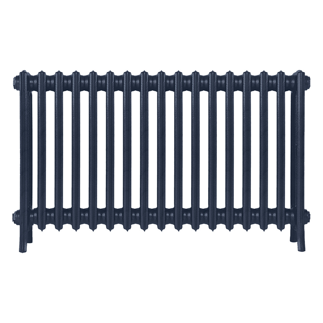 Grace - Anthracite Cast Iron Column Radiator H650mm x W1059mm 4 Column - Floor Standing
