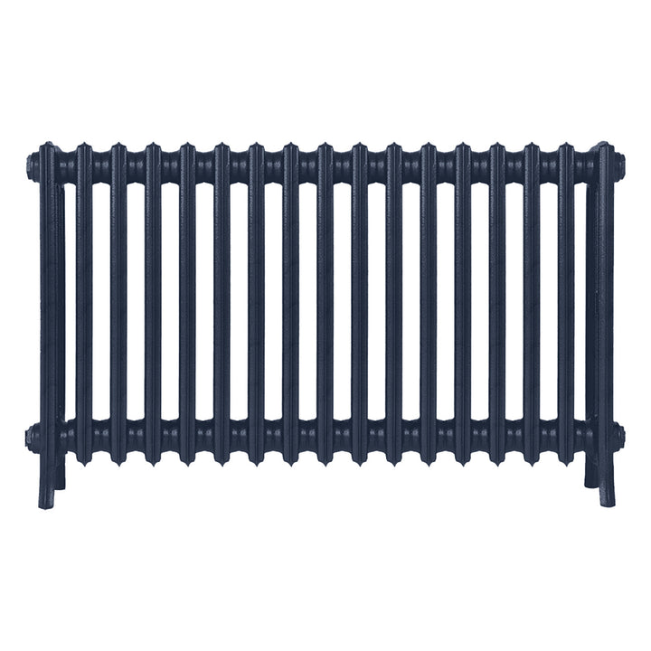 Grace - Anthracite Cast Iron Column Radiator H650mm x W1059mm 4 Column - Floor Standing