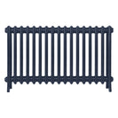 Grace - Anthracite Cast Iron Column Radiator H650mm x W1059mm 4 Column - Floor Standing