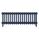Grace - Anthracite Cast Iron Column Radiator H500mm x W1119mm 4 Column - Floor Standing