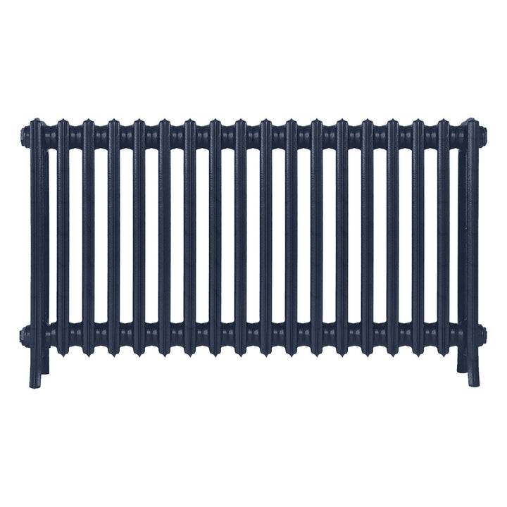 Grace - Anthracite Cast Iron Column Radiator H600mm x W1119mm 4 Column - Wall Hung