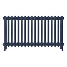 Grace - Anthracite Cast Iron Column Radiator H600mm x W1119mm 4 Column - Wall Hung