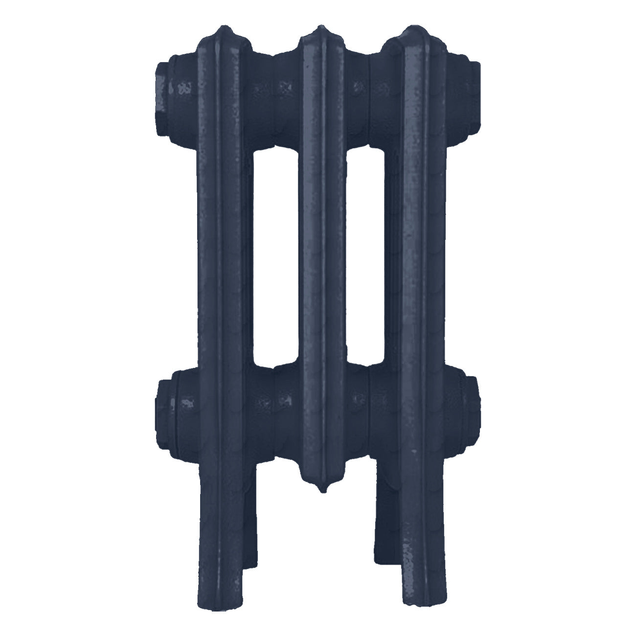 Grace - Anthracite Cast Iron Column Radiator H350mm x W212mm 4 Column - Floor Standing