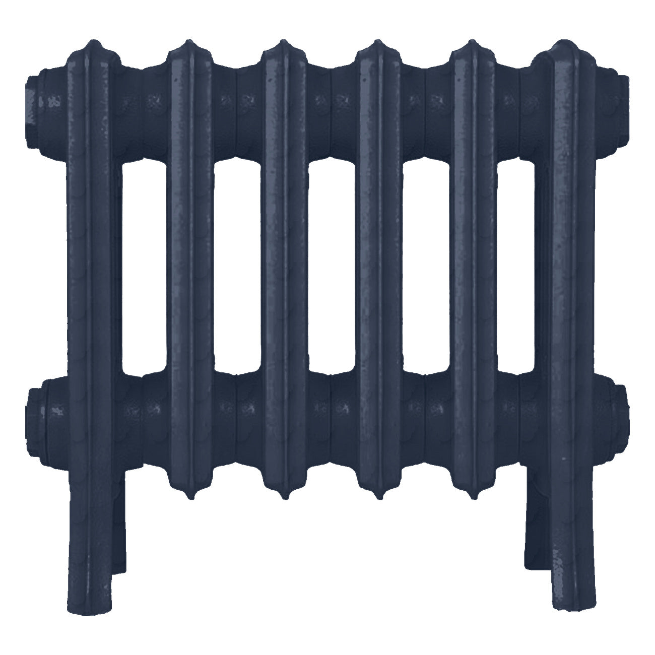 Grace - Anthracite Cast Iron Column Radiator H300mm x W393mm 4 Column - Wall Hung