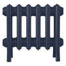Grace - Anthracite Cast Iron Column Radiator H300mm x W393mm 4 Column - Wall Hung