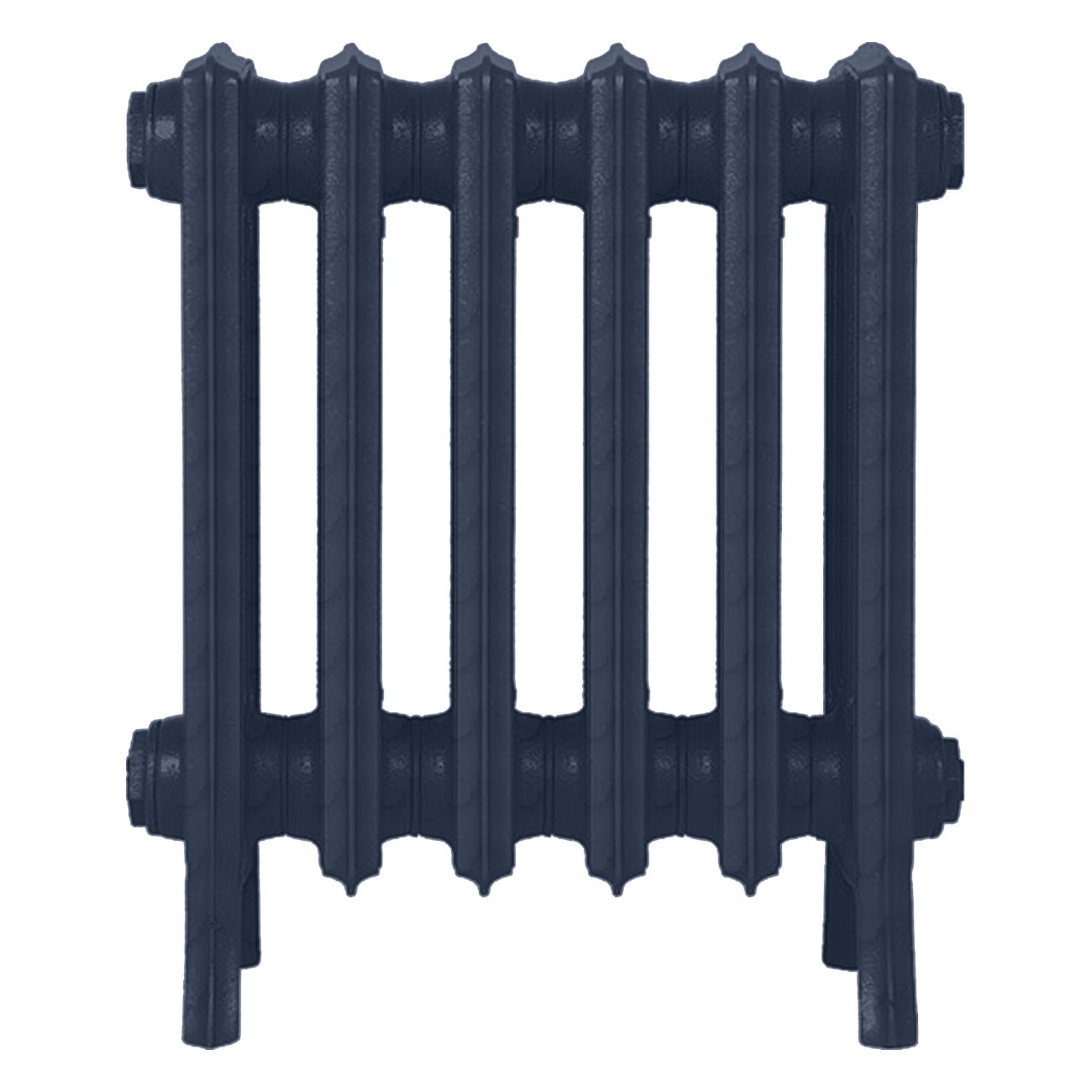 Grace - Anthracite Cast Iron Column Radiator H500mm x W393mm 4 Column - Floor Standing