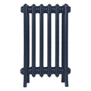 Grace - Anthracite Cast Iron Column Radiator H600mm x W393mm 4 Column - Wall Hung