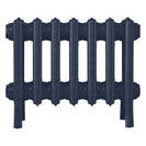 Grace - Anthracite Cast Iron Column Radiator H300mm x W454mm 4 Column - Wall Hung