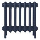Grace - Anthracite Cast Iron Column Radiator H500mm x W454mm 4 Column - Floor Standing