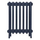 Grace - Anthracite Cast Iron Column Radiator H600mm x W454mm 4 Column - Wall Hung