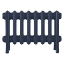 Grace - Anthracite Cast Iron Column Radiator H300mm x W514mm 4 Column - Wall Hung