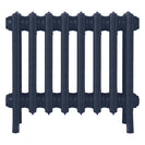 Grace - Anthracite Cast Iron Column Radiator H450mm x W514mm 4 Column - Wall Hung