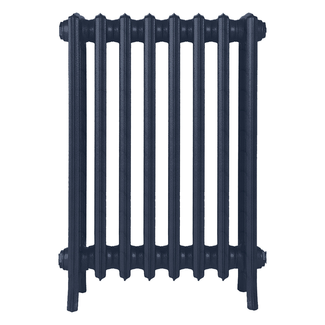 Grace - Anthracite Cast Iron Column Radiator H750mm x W514mm 4 Column - Floor Standing