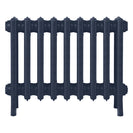 Grace - Anthracite Cast Iron Column Radiator H500mm x W575mm 4 Column - Floor Standing