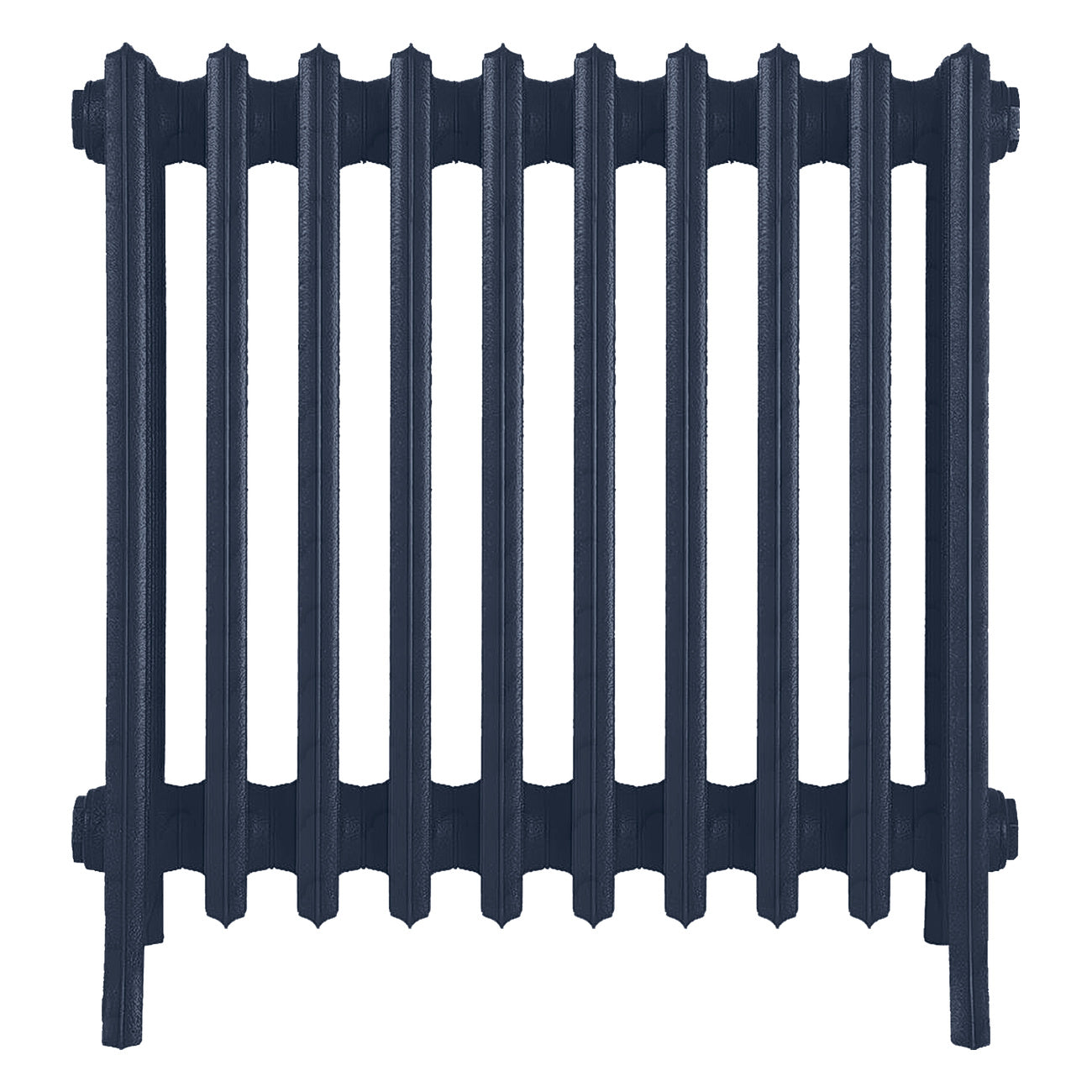 Grace - Anthracite Cast Iron Column Radiator H600mm x W635mm 6 Column - Wall Hung