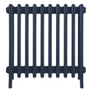 Grace - Anthracite Cast Iron Column Radiator H600mm x W635mm 6 Column - Wall Hung