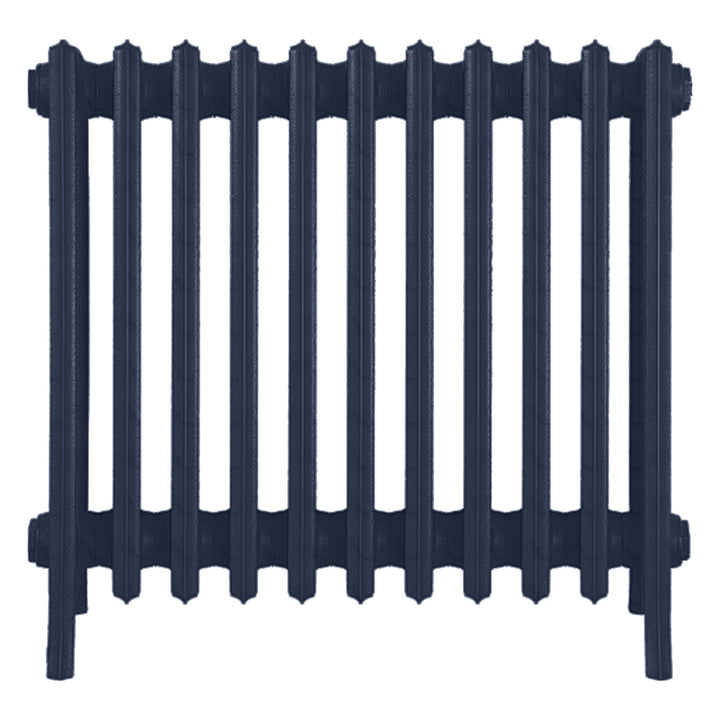 Grace - Anthracite Cast Iron Column Radiator H600mm x W696mm 6 Column - Wall Hung