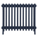 Grace - Anthracite Cast Iron Column Radiator H650mm x W756mm 6 Column - Floor Standing