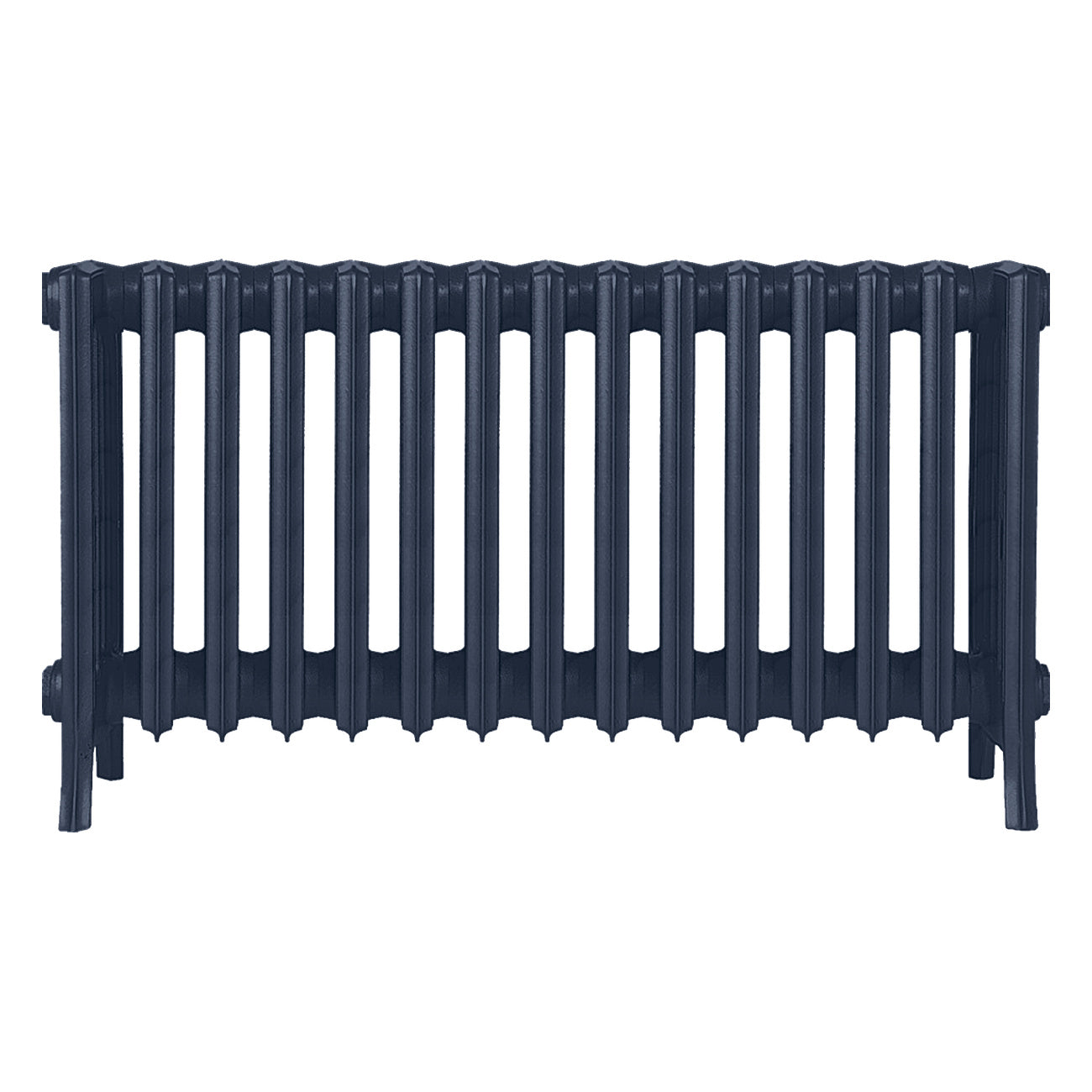 Grace - Anthracite Cast Iron Column Radiator H450mm x W938mm 6 Column - Wall Hung