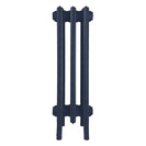 Grace - Anthracite Cast Iron Column Radiator H650mm x W212mm 6 Column - Floor Standing