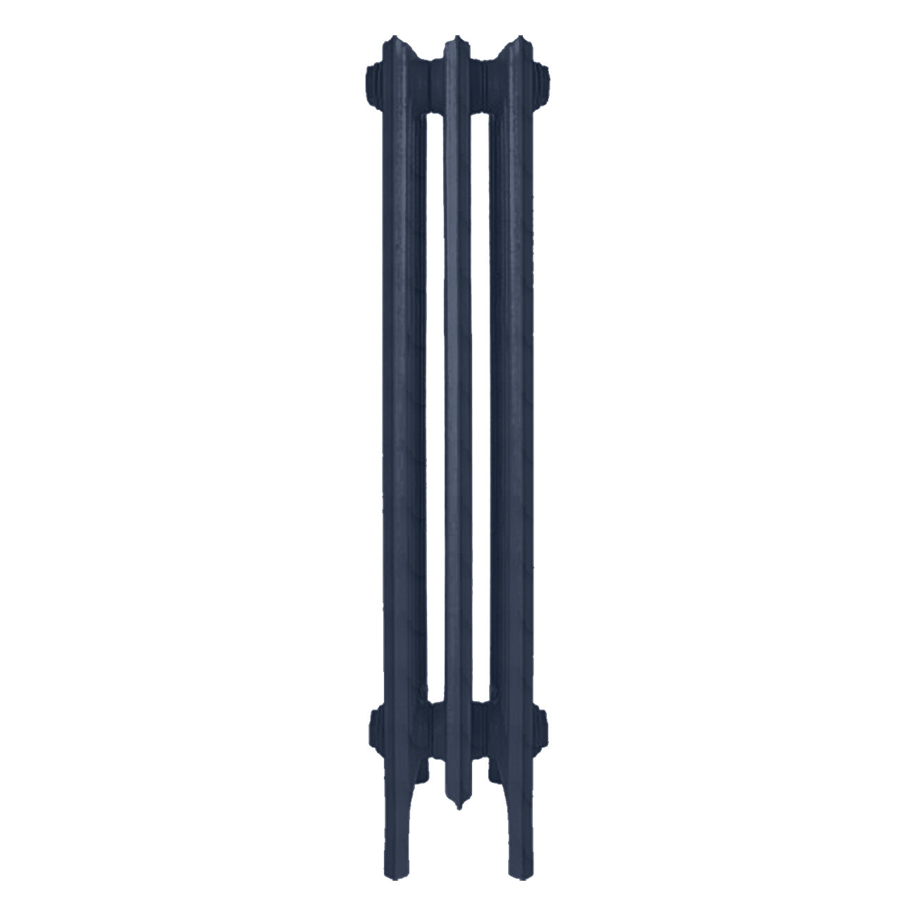 Grace - Anthracite Cast Iron Column Radiator H950mm x W212mm 6 Column - Floor Standing