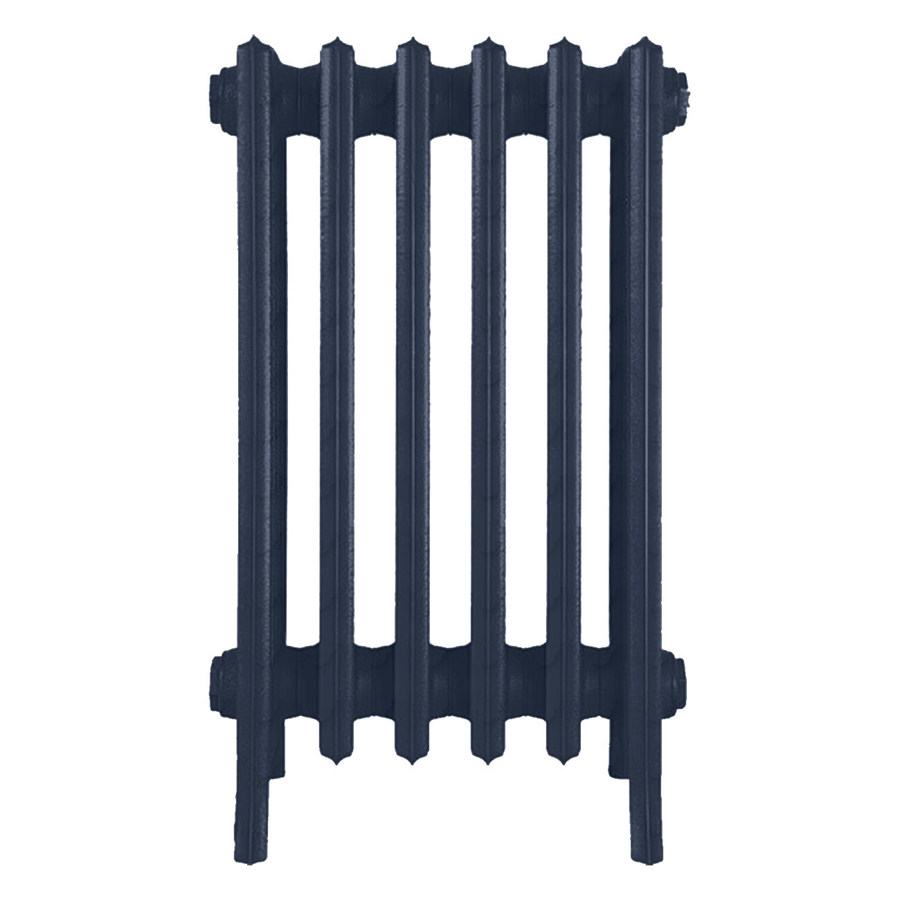 Grace - Anthracite Cast Iron Column Radiator H650mm x W393mm 6 Column - Floor Standing