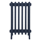 Grace - Anthracite Cast Iron Column Radiator H650mm x W393mm 6 Column - Floor Standing