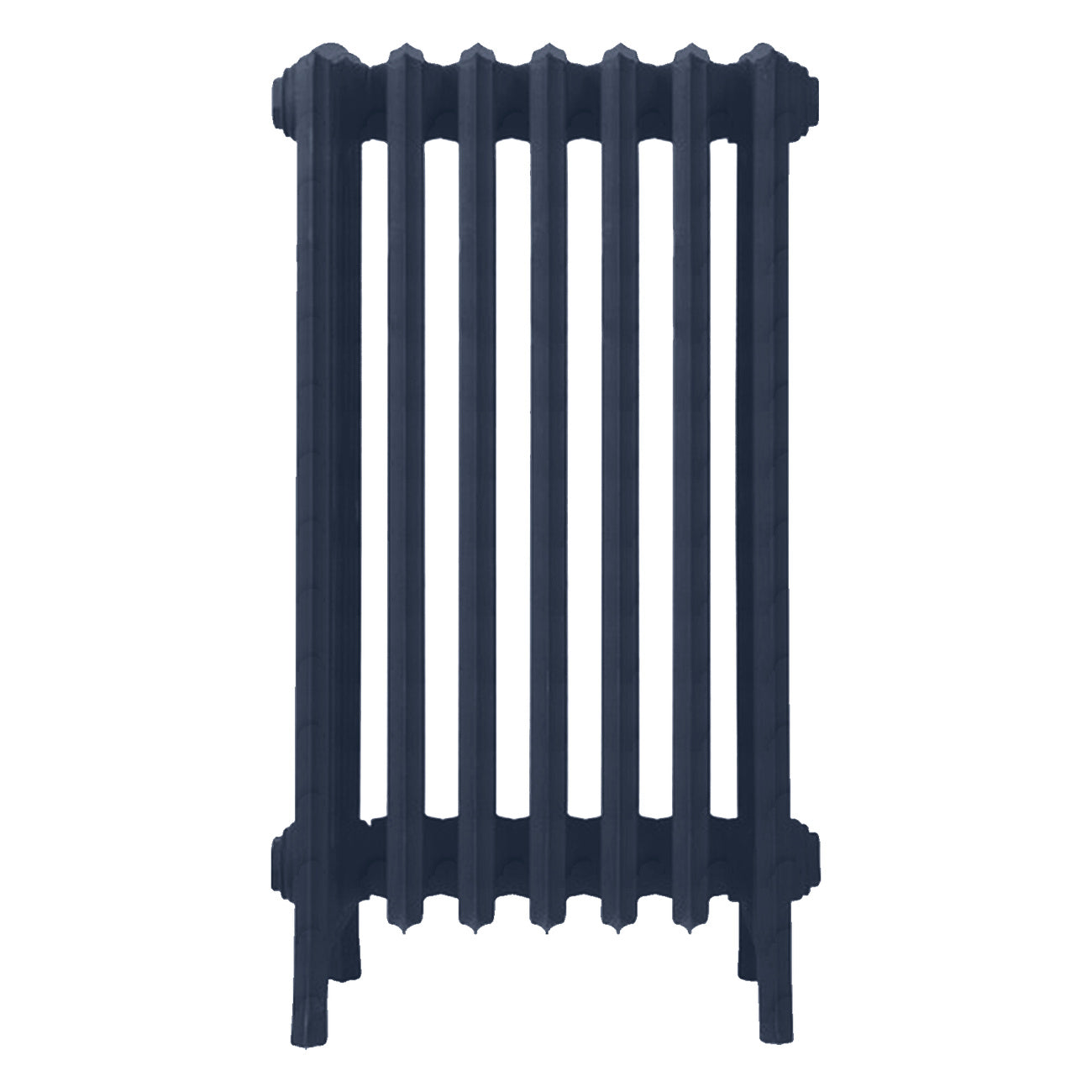 Grace - Anthracite Cast Iron Column Radiator H700mm x W454mm 6 Column - Wall Hung