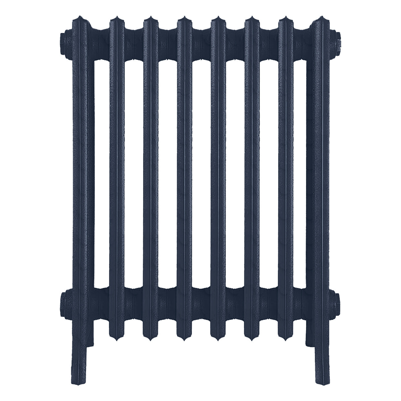Grace - Anthracite Cast Iron Column Radiator H650mm x W514mm 6 Column - Floor Standing
