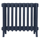 Grace - Anthracite Cast Iron Column Radiator H450mm x W575mm 6 Column - Wall Hung
