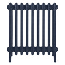 Grace - Anthracite Cast Iron Column Radiator H650mm x W575mm 6 Column - Floor Standing