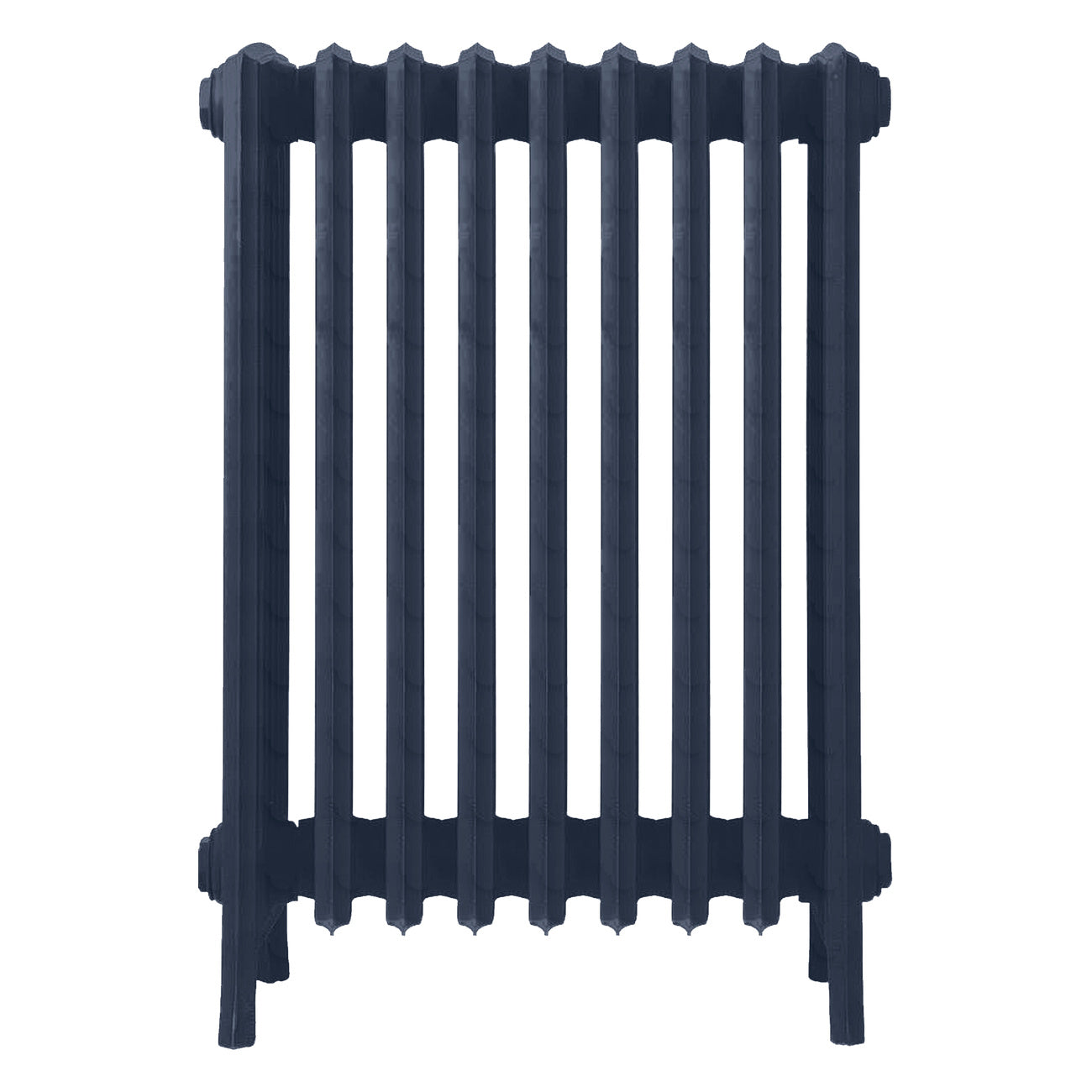 Grace - Anthracite Cast Iron Column Radiator H700mm x W575mm 6 Column - Wall Hung