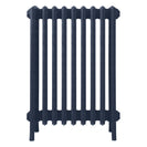 Grace - Anthracite Cast Iron Column Radiator H700mm x W575mm 6 Column - Wall Hung