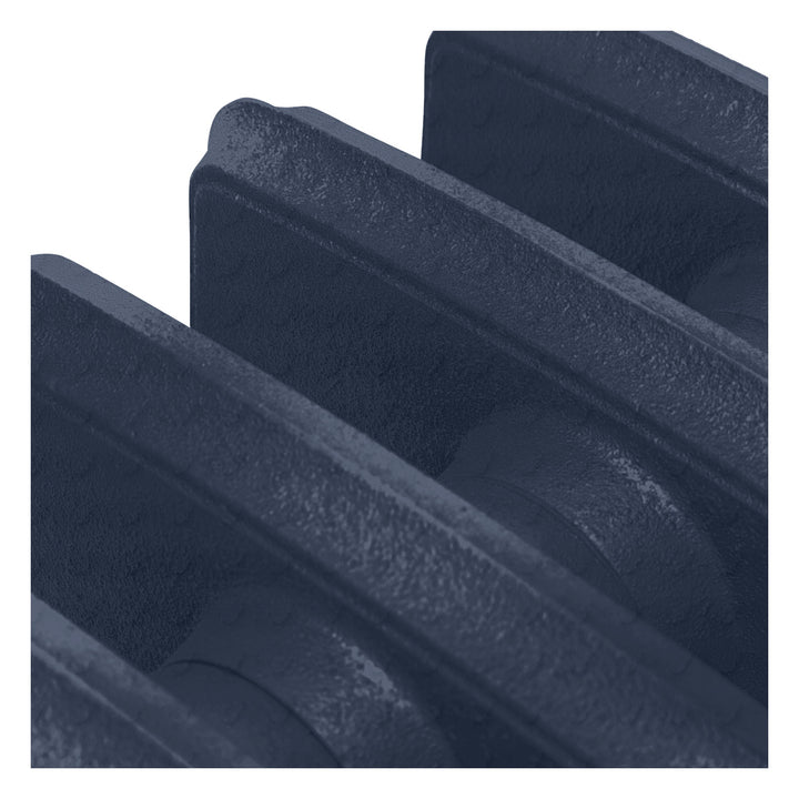 Grace - Anthracite Cast Iron Column Radiator H950mm x W272mm 6 Column - Floor Standing