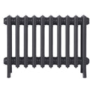 Grace - Black Iron Cast Iron Column Radiator H450mm x W635mm 4 Column - Wall Hung